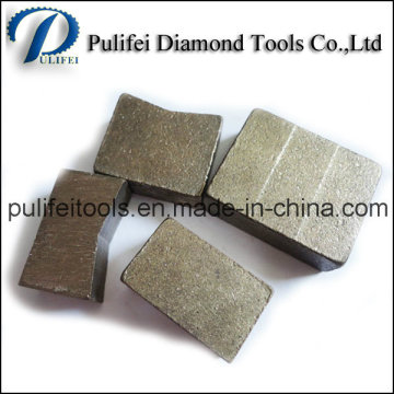 Layered Sandwich Arix Diamond Segment for Abrasive Stone Cutting